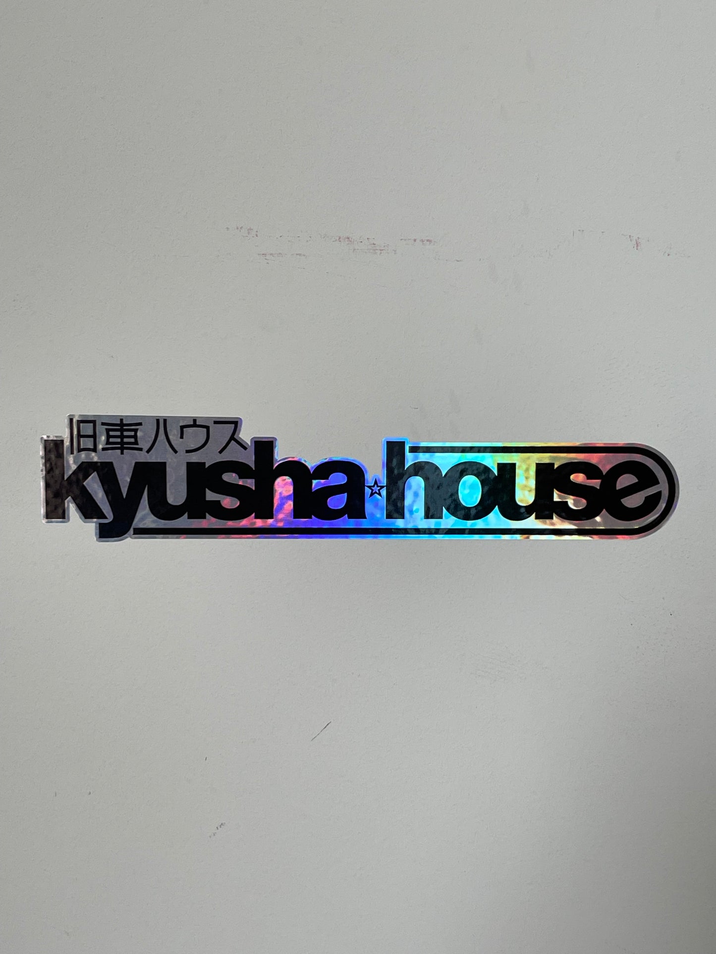 Kyusha House 10" neochrome decal