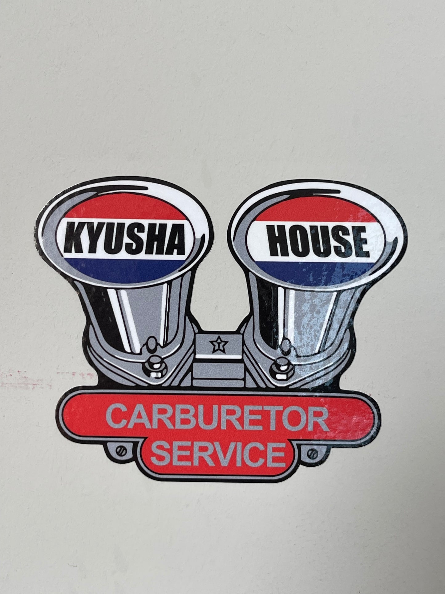 Kyusha House carburetor service decal